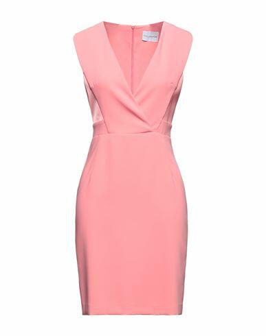 Atos Lombardini Woman Mini dress Salmon pink Polyester Cover