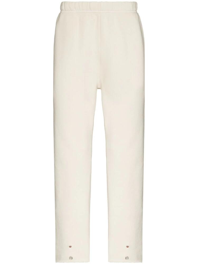 Les Tien snap-button cotton track pants - Neutrals Cover