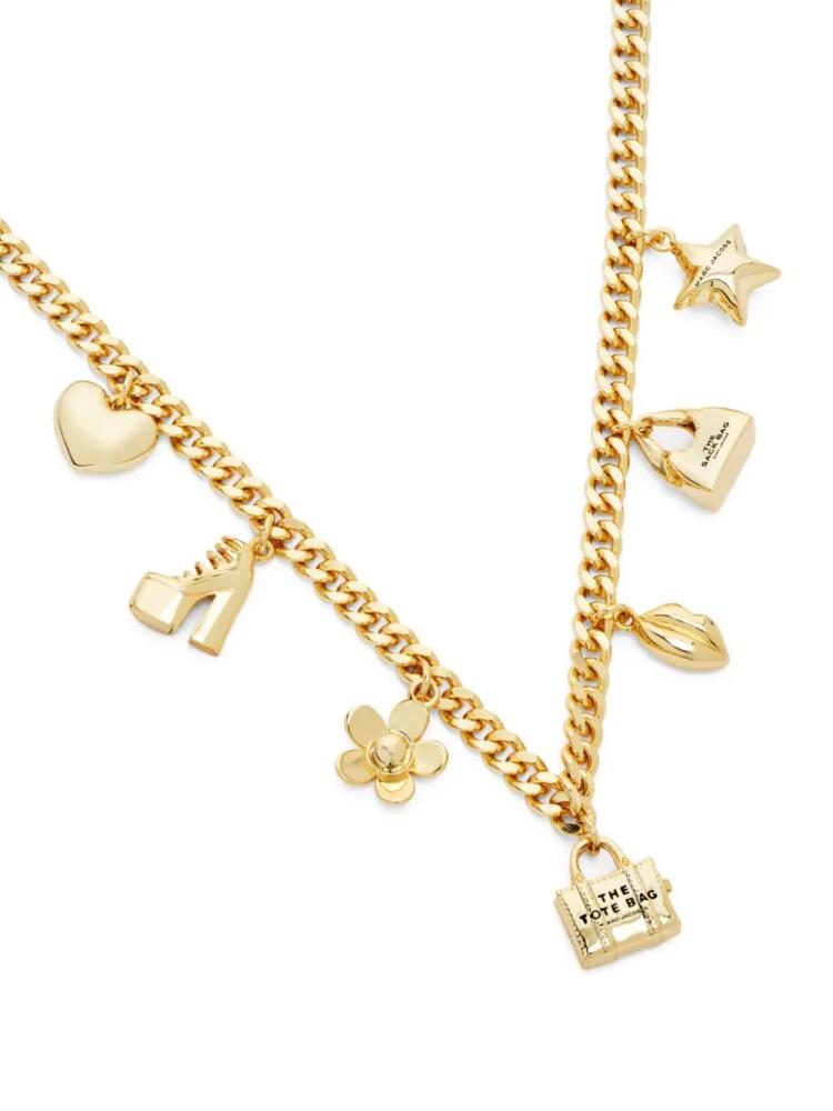 Marc Jacobs mini-icon charm necklace - Gold Cover