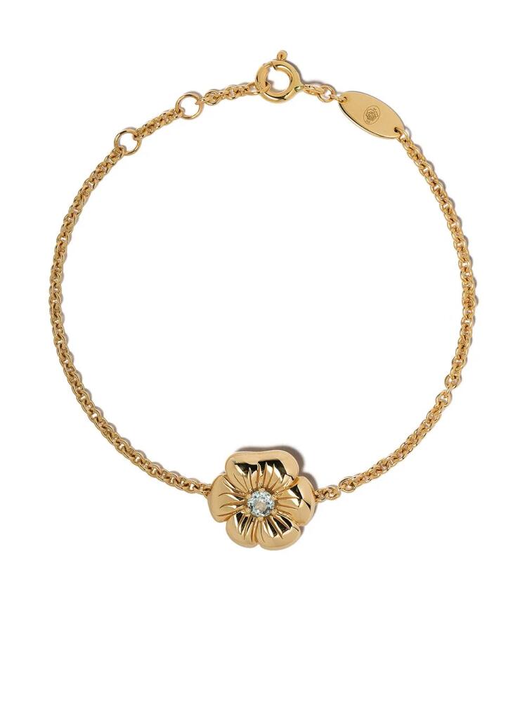 Aurelie Bidermann 18kt yellow gold topaz Bouquet bracelet Cover