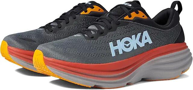 Hoka Men's Bondi 8 (Anthracite/Castlerock) Men's Shoes Cover