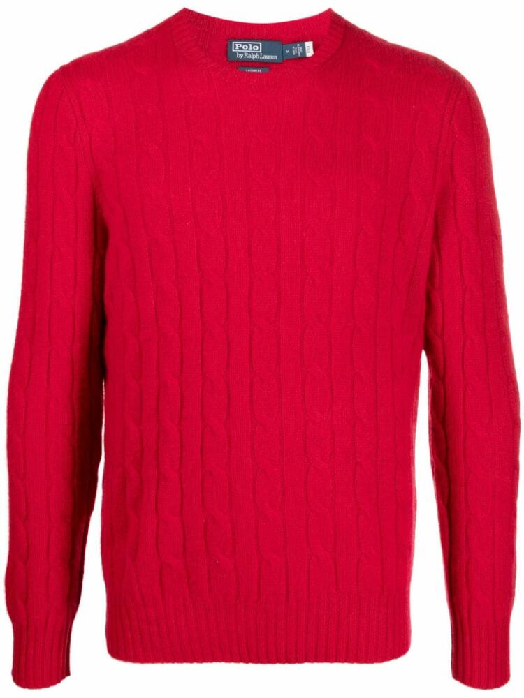 Polo Ralph Lauren cable-knit cashmere jumper - Red Cover