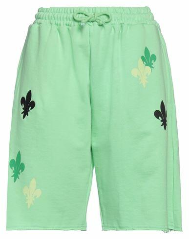 Eleven Paris Woman Shorts & Bermuda Shorts Light green Cotton Cover