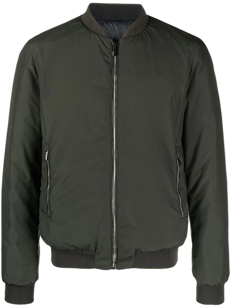 Moorer zip-up bomber jacket - Green Cover