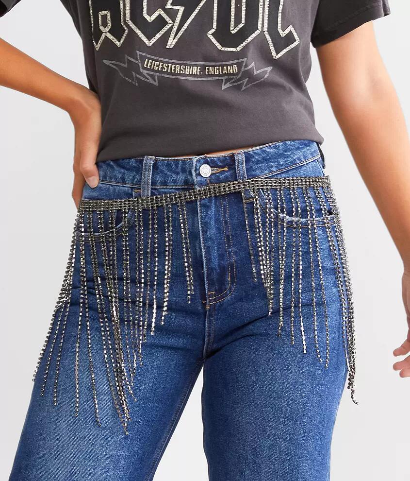 BKE Glitz Fringe Belt Cover