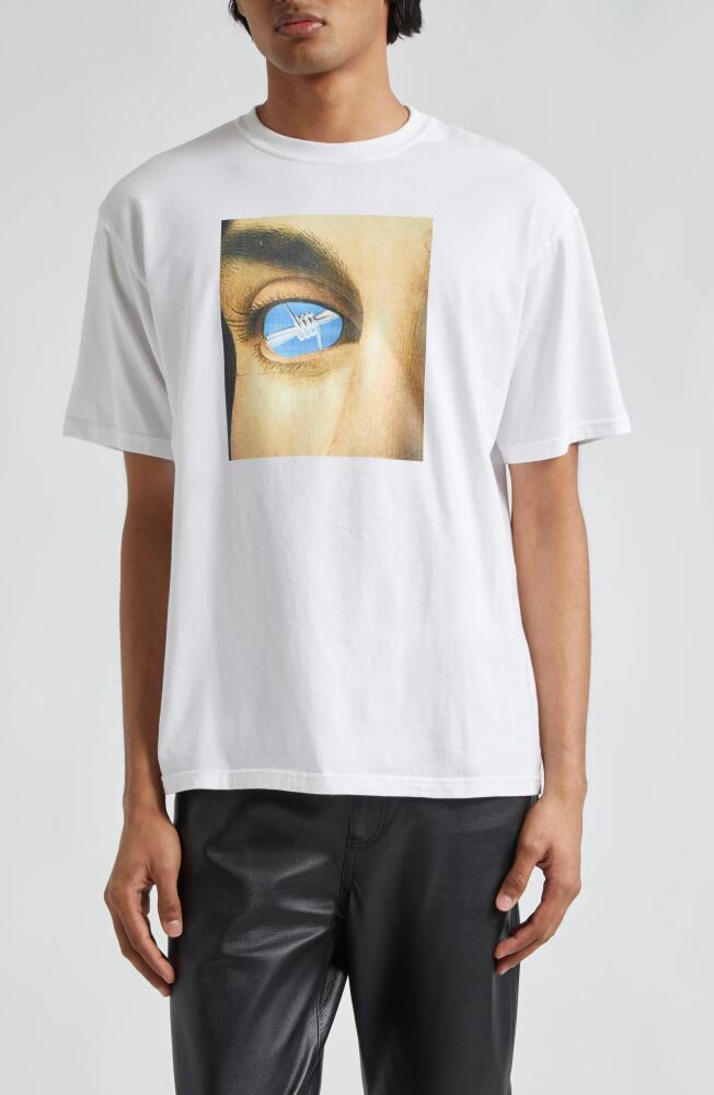 Undercover Eye Graphic T-Shirt in White Cover