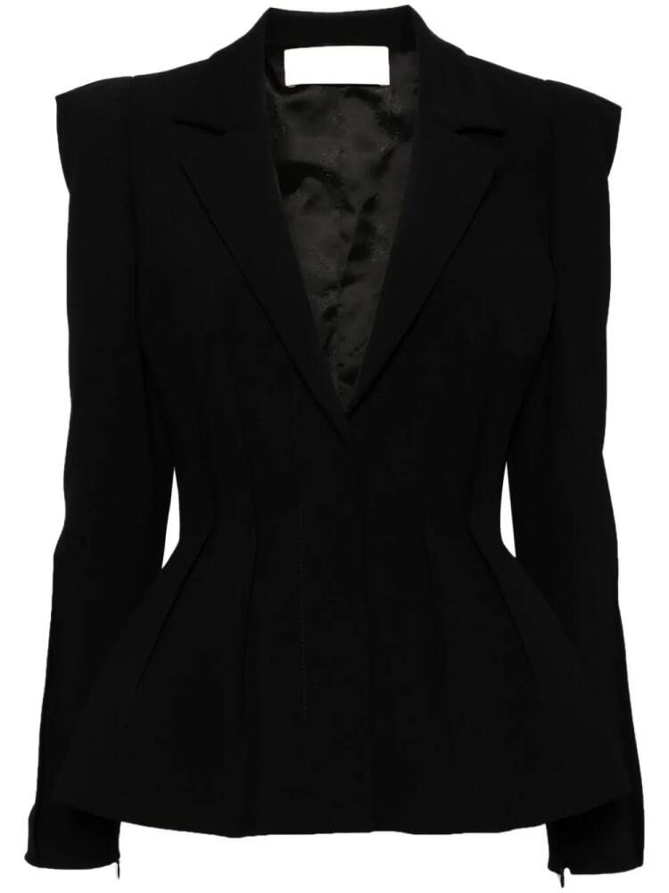 Elie Saab inverted dart blazer - Black Cover