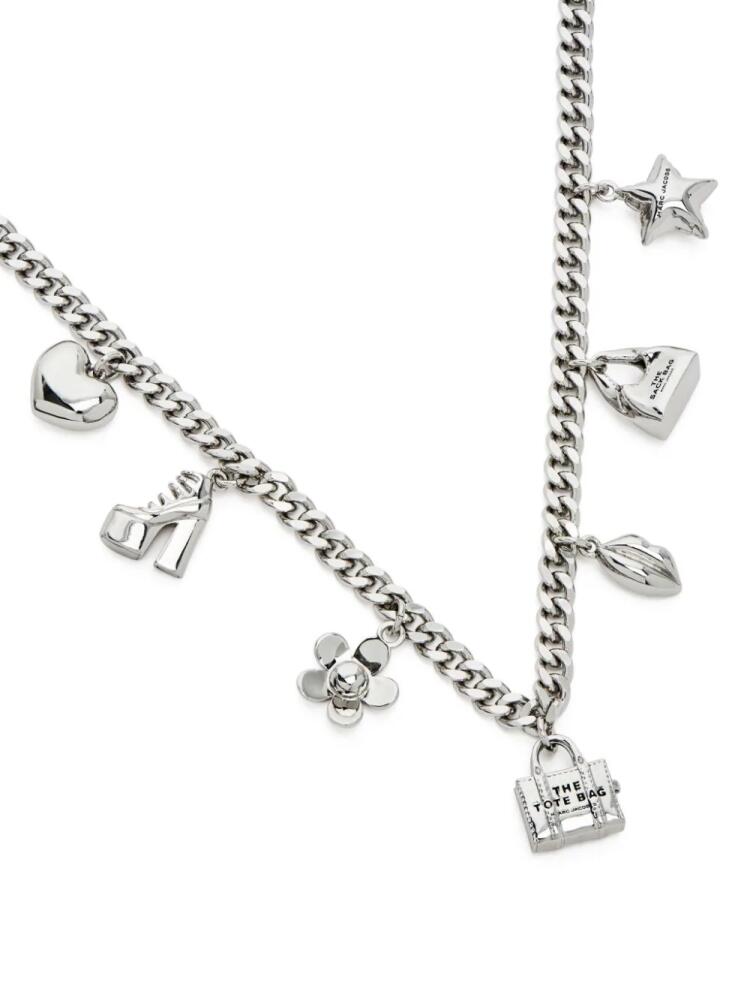 Marc Jacobs mini-icon charm necklace - Silver Cover