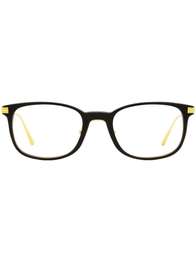 OMEGA EYEWEAR rectangle-frame glasses - Black Cover