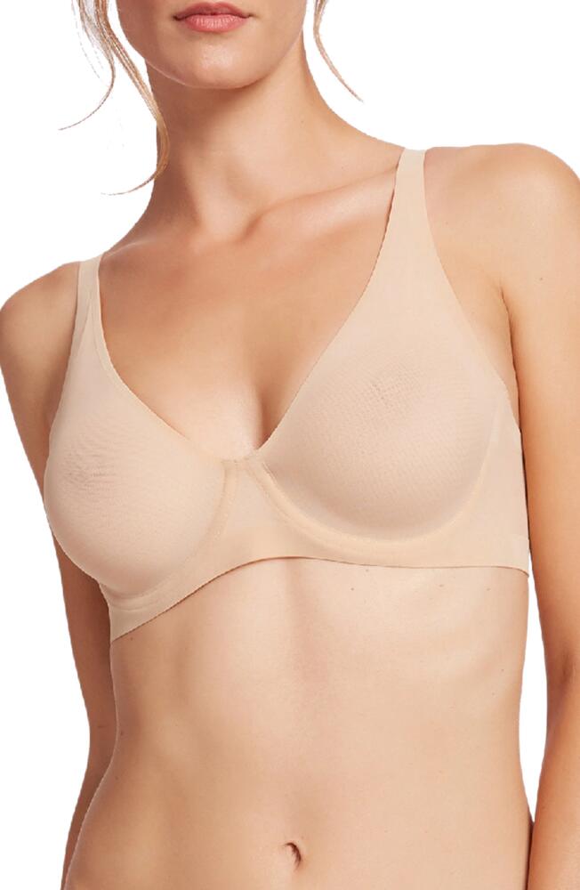 Wolford Tulle Underwire T-Shirt Bra in Clay Cover