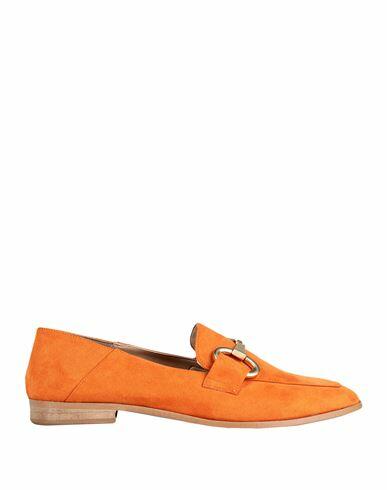 Ovye' By Cristina Lucchi Woman Loafers Orange Textile fibers Cover