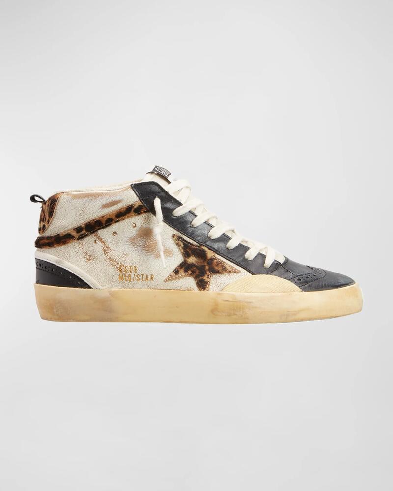 Golden Goose Mid Star Rustic Leather Sneakers Cover