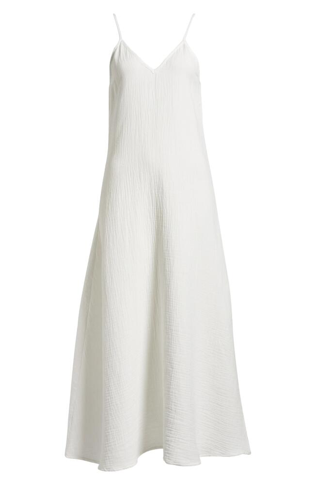 Nordstrom V-Neck Cover-Up Maxi Dress in White Cover