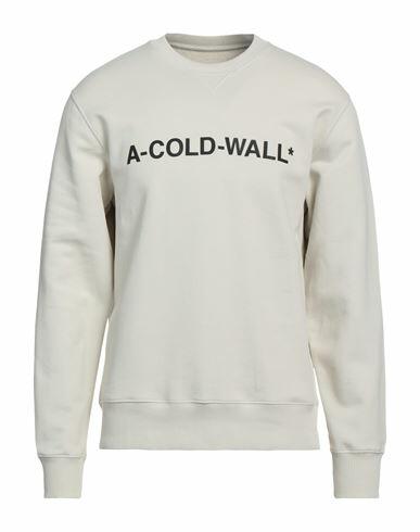 A-cold-wall* Man Sweatshirt Beige Cotton, Elastane Cover