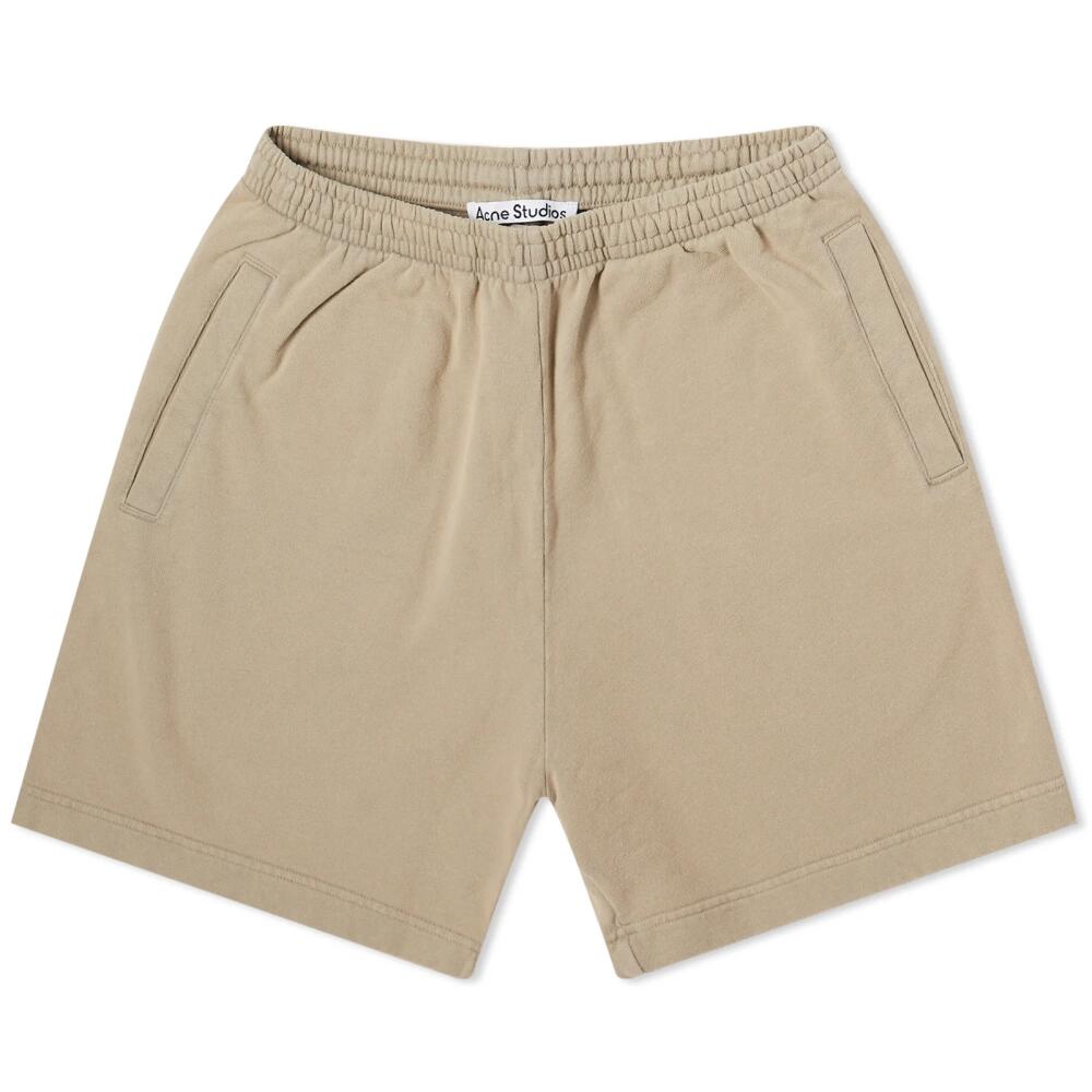 Acne Studios Rego Vintage Jersey Shorts in Concrete Grey Cover