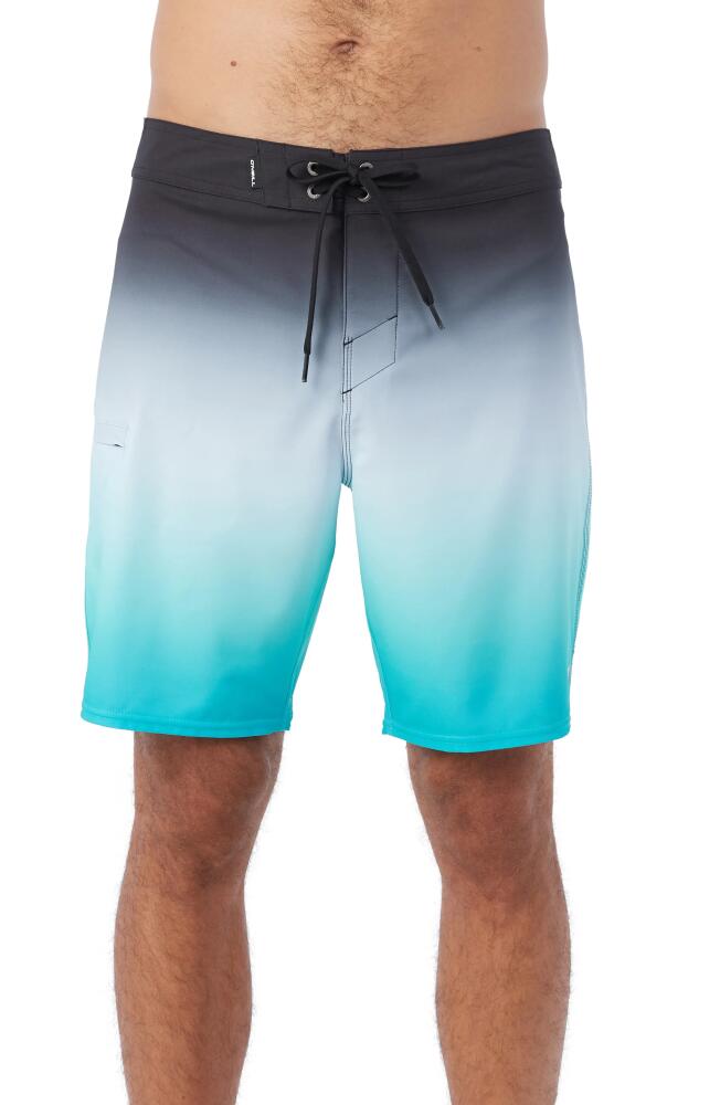 O'Neill Hyperfreak Heat Fade Board Shorts in Bluebird Cover