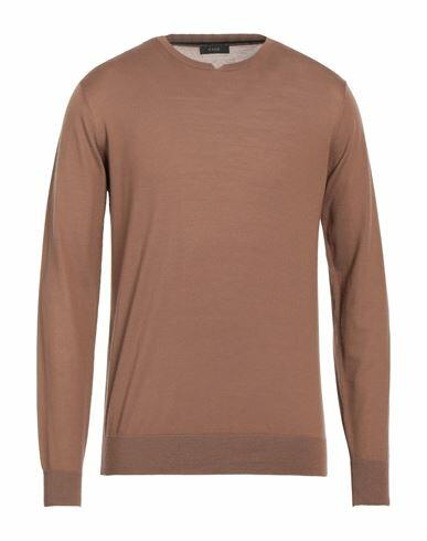 Kaos Man Sweater Brown Wool Cover