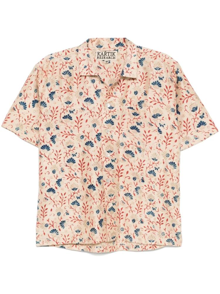 Kartik Research floral-print shirt - Neutrals Cover