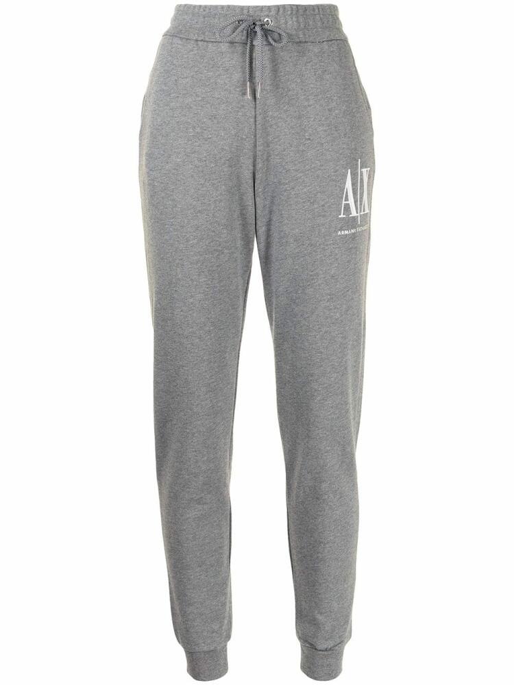 Armani Exchange logo-print sweatpants - Grey Cover