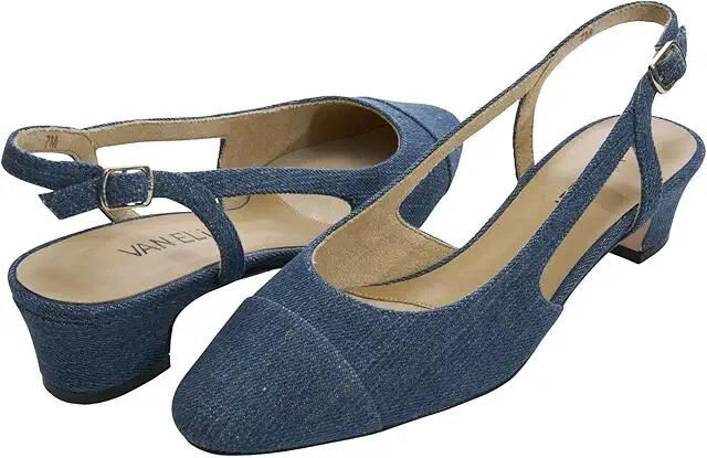 Vaneli Aliz (Blue Jeans Denim) Women's 1-2 inch heel Shoes Cover