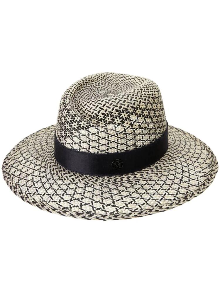 Maison Michel Virginie straw fedora hat - Neutrals Cover