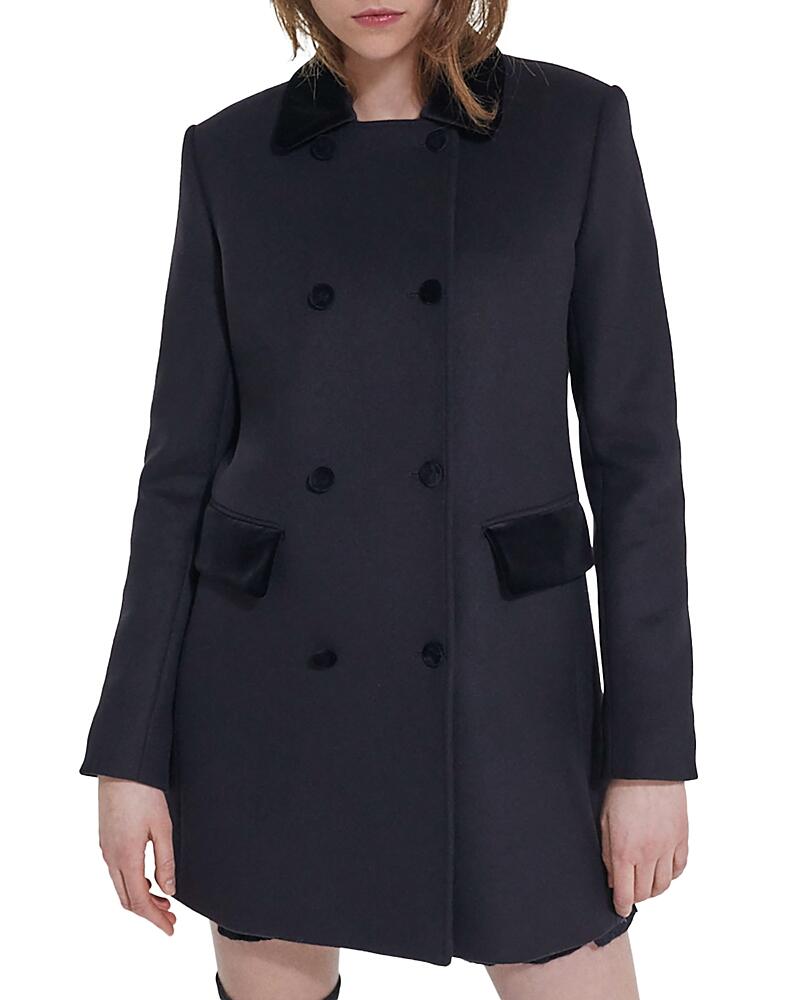 The Kooples Snappy Mix Coat Cover