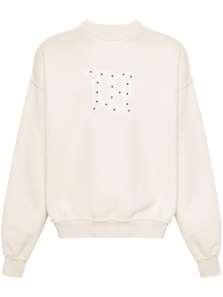 MISBHV logo-print cotton sweatshirt - Neutrals Cover