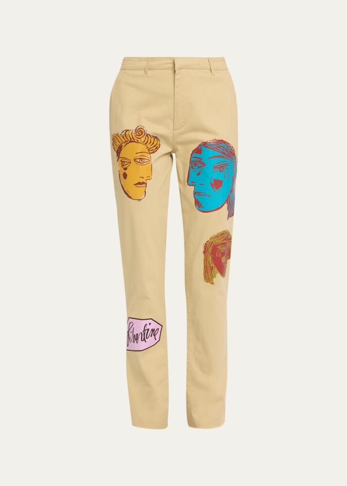 Libertine Arles Faces Straight-Leg Crop Chinos Cover