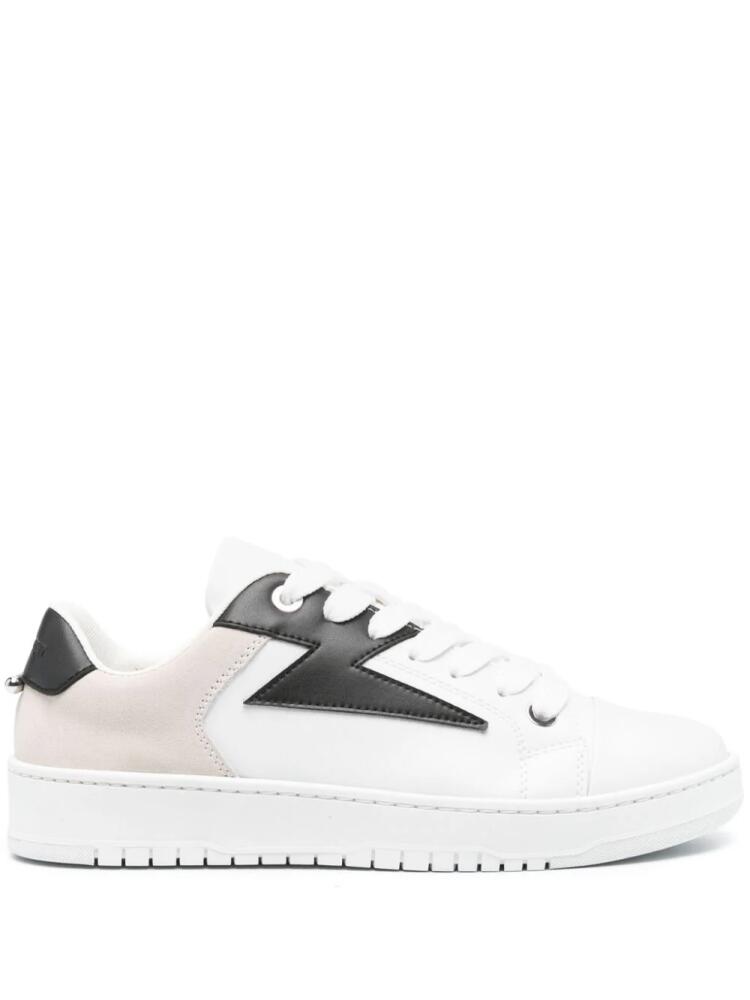 Neil Barrett Duran leather sneakers - White Cover