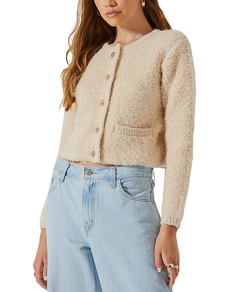 Astr the Label Myrtle Cropped Cardigan Cover