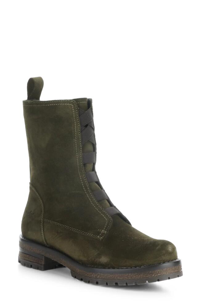 Bos. & Co. Patrai Waterproof Bootie in Olive Suede Cover