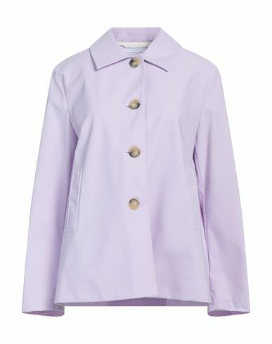 Harris Wharf London Woman Overcoat & Trench Coat Lilac Polyester Cover