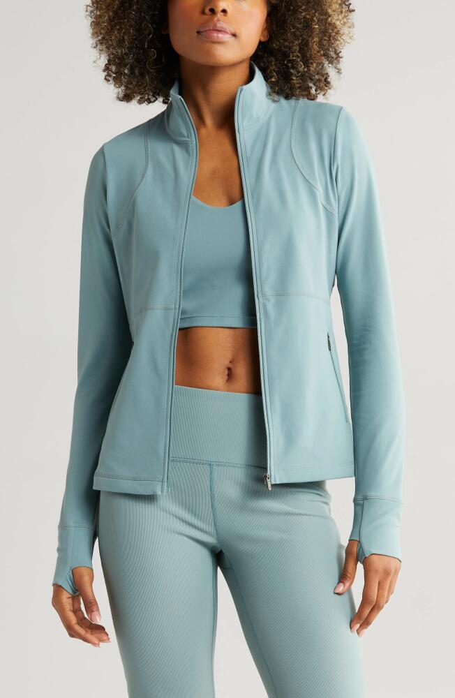 Zella Studio Luxe Performance Jacket in Grey Thunder Cover