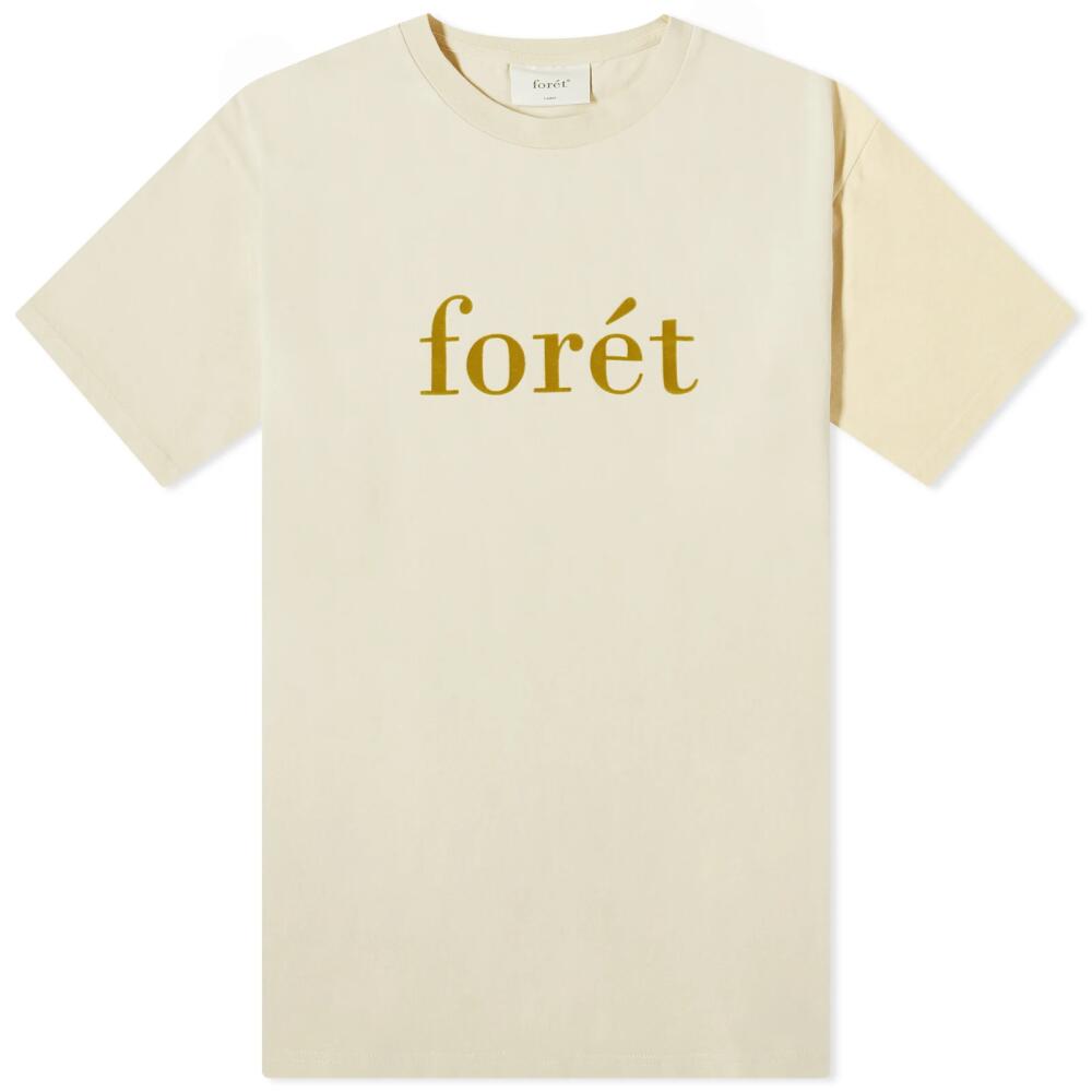 Foret Men's Resin T-Shirt in Oat Cover