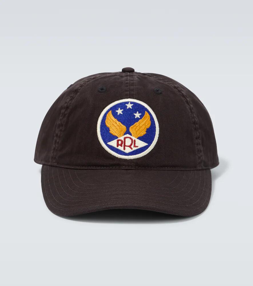 RRL Patch cotton twill baseball cap Cover