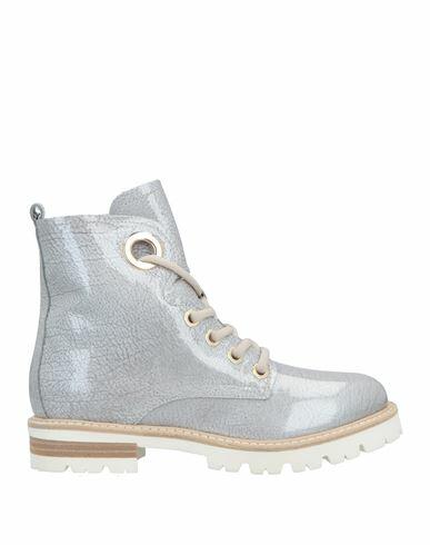 Agl Woman Ankle boots Light grey Soft Leather Cover