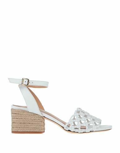 Paloma Barceló Woman Espadrilles White Soft Leather Cover