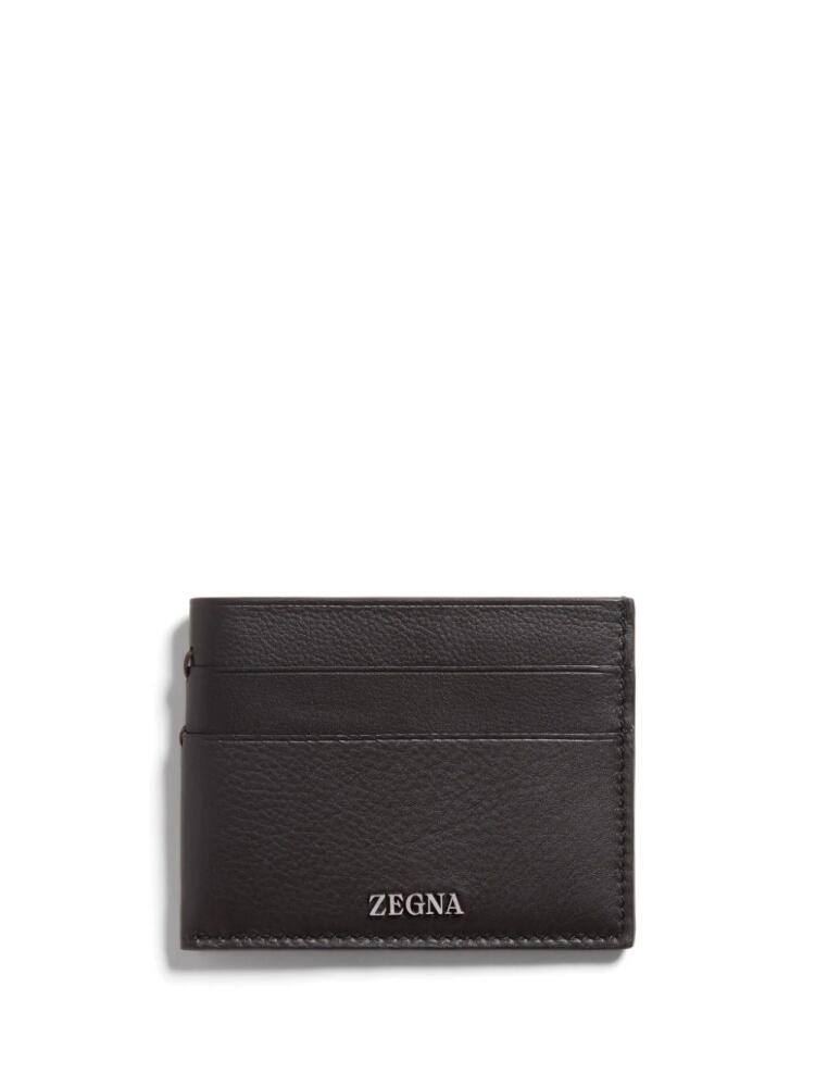 Zegna SECONDSKIN cardholder - Brown Cover