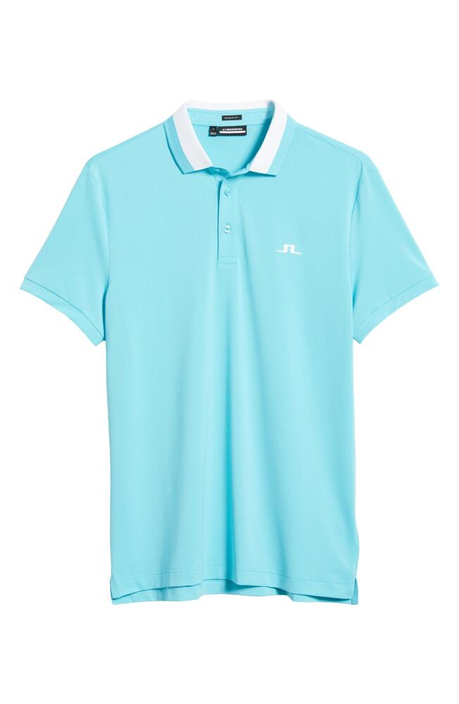 J. Lindeberg Benji Performance Polo in Blue Curacao Cover