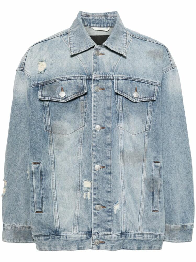 CROQUIS ripped denim jacket - Blue Cover