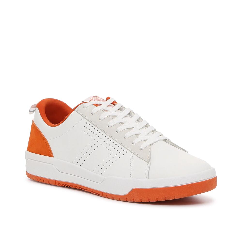 Le TIGRE Tompkins Sneaker | Men's | White/Orange Cover