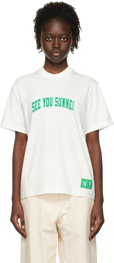 SUNNEI Off-White 'See You Sunnei' T-Shirt Cover