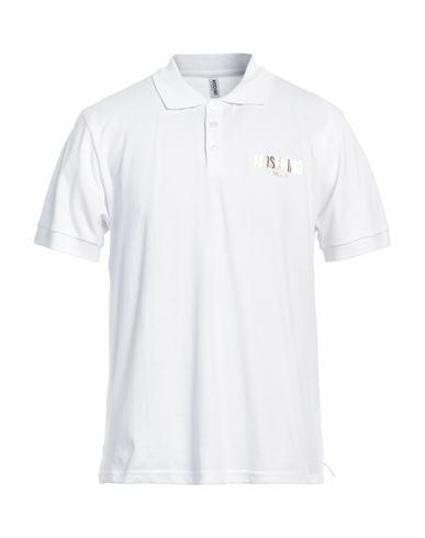 Moschino Man Polo shirt White Cotton Cover