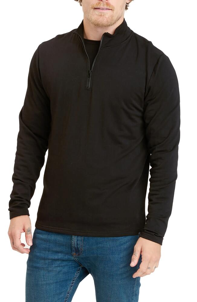 Threads 4 Thought Kace Quarter Zip Pullover in Black Cover