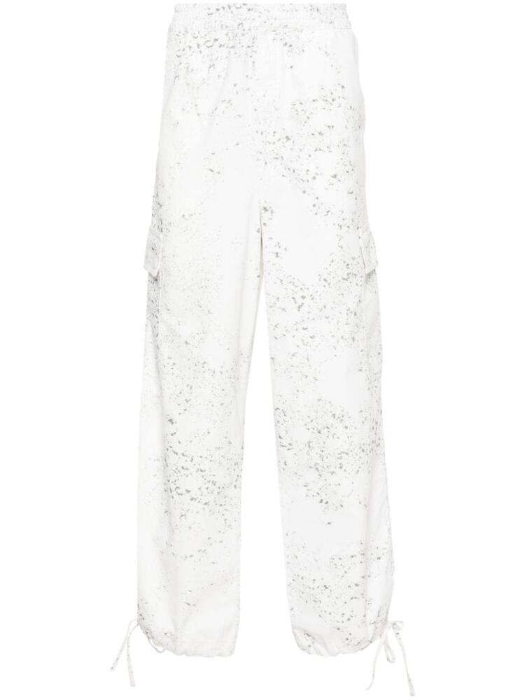 Etudes Forum canvas cargo trousers - White Cover