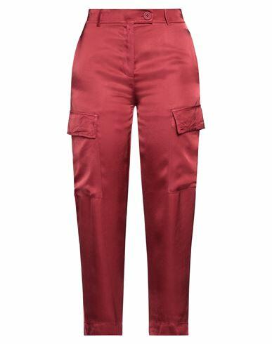 Brand Unique Woman Pants Brick red Viscose Cover