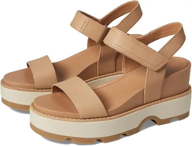 SOREL Joanie IV Y Strap Wedge (Honest Beige/Bleached Ceramic) Women's Shoes Cover