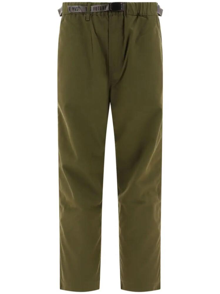 Human Made logo patch elasticated trousers - Green Cover