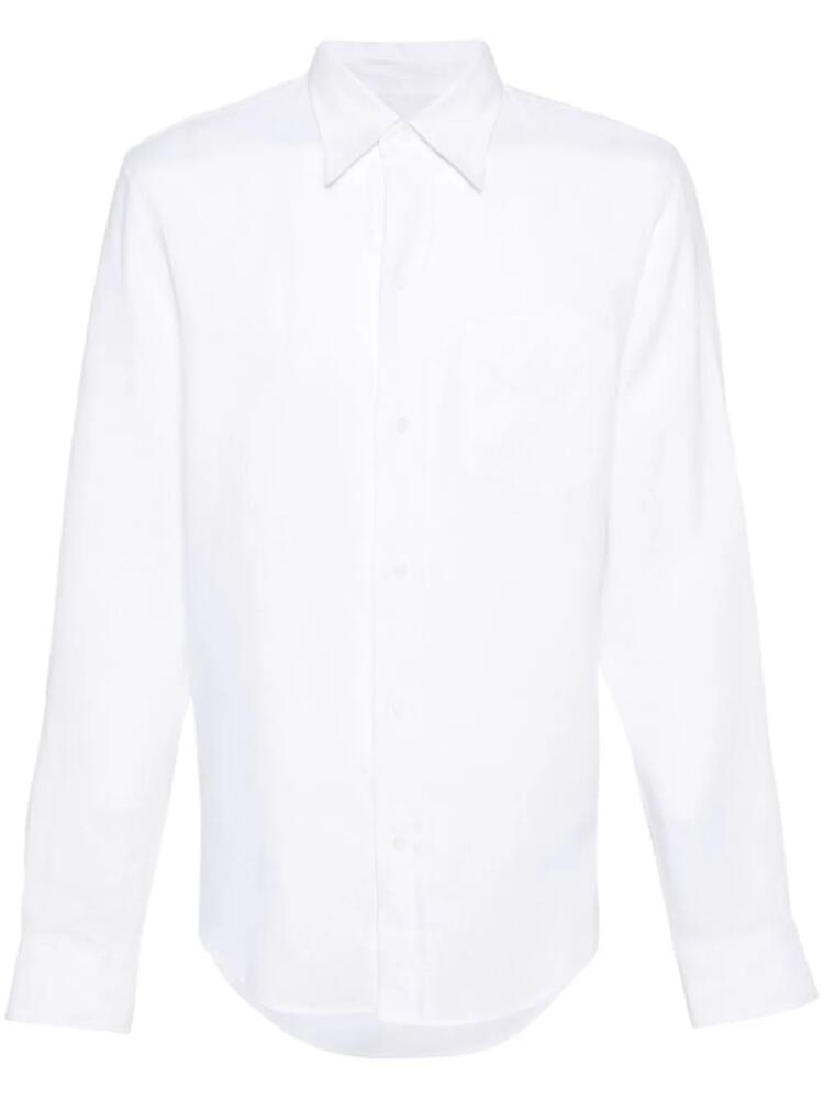 FURSAC linen chambray shirt - White Cover