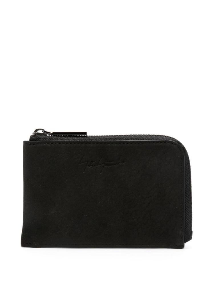 Yohji Yamamoto Short Zip wallet - Black Cover